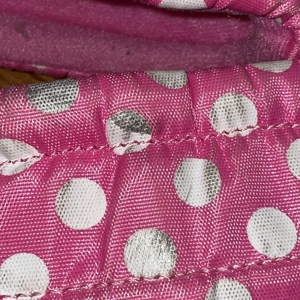 MINNIE MOUSE Pull Pink Glitter Polka Dot Boots Toddler 11